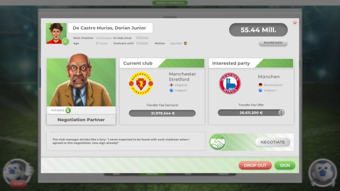 GOAL! The Club Manager screenshot 3