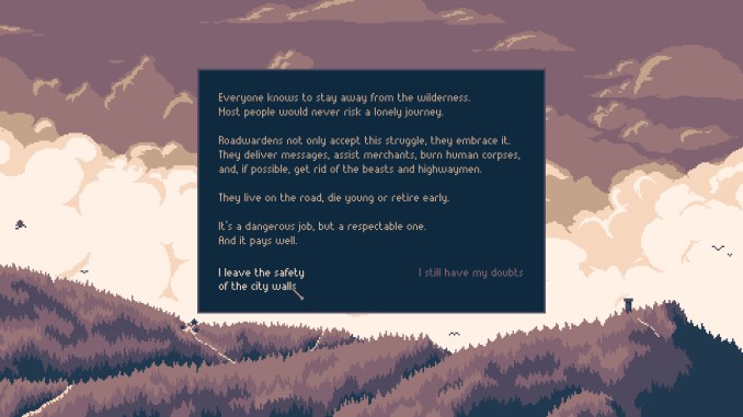 Roadwarden screenshot 1