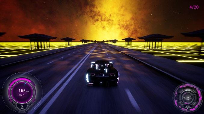 Synthwave Burnout screenshot 3