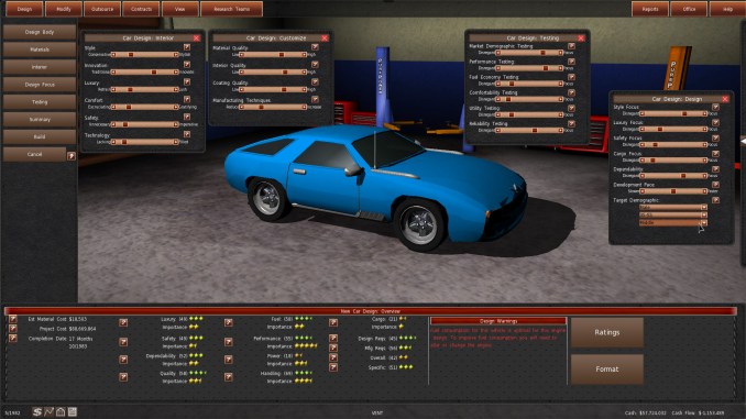 GearCity screenshot 1