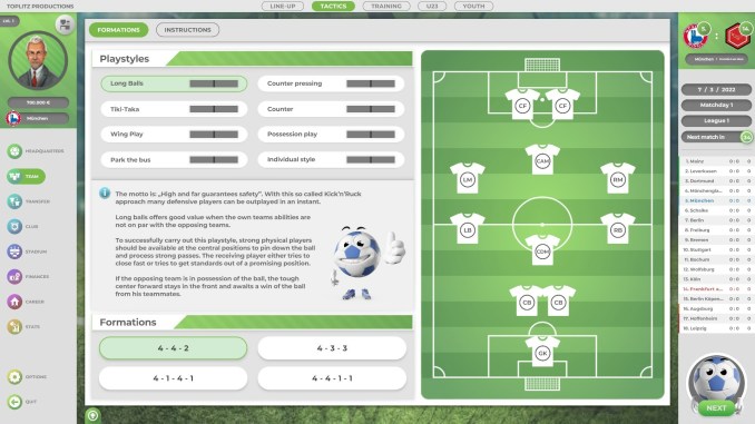 GOAL! The Club Manager screenshot 2